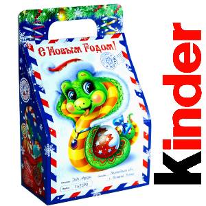 Детский подарок на Новый Год в жестяной упаковке весом 335 грамм по цене 1312 руб в Вытегре